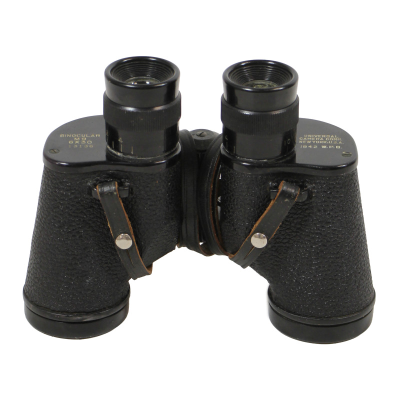 Jumelles M9, 6x30, UNIVERSAL CAMERA CORP. 1942, avec étui en cuir