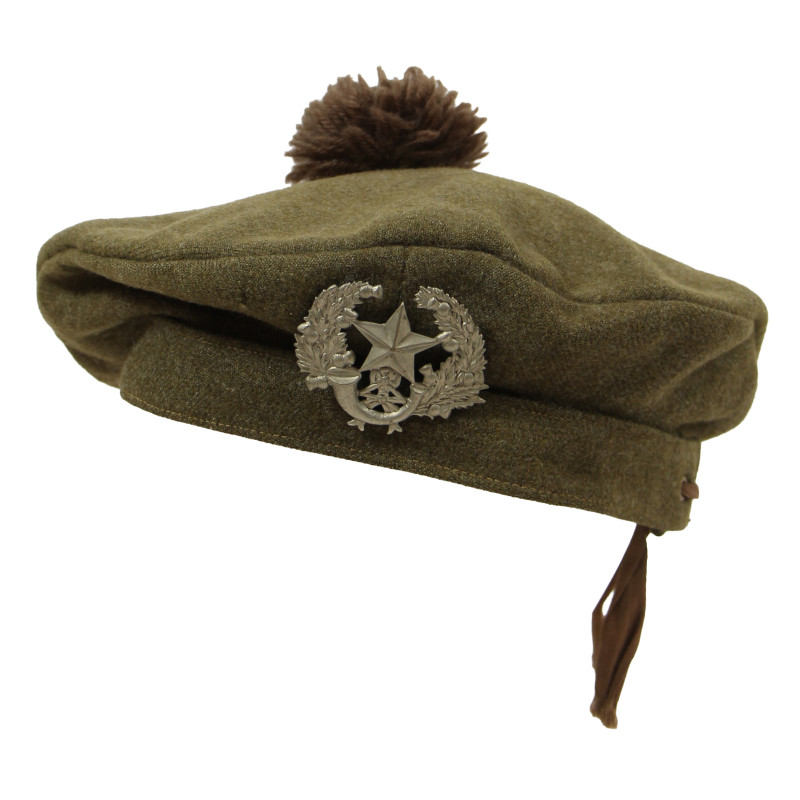 Tam O'Shanter, BUFFALO CAP & NECKWEAR LTD. 1940, taille 59, The Cameronians (Scottish Rifles)