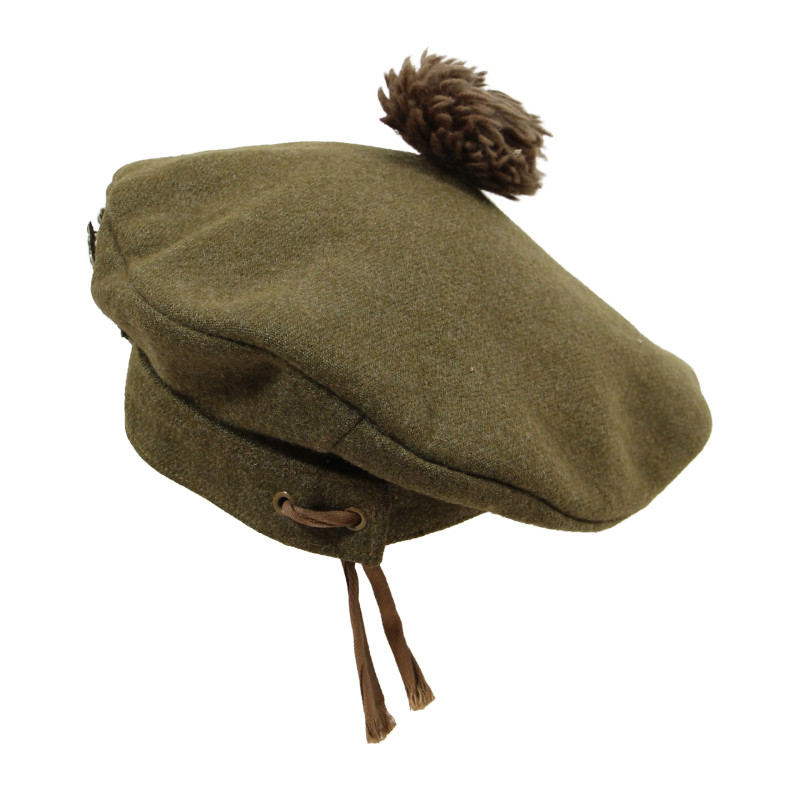 Tam O'Shanter, BUFFALO CAP & NECKWEAR LTD. 1940, taille 59, The Cameronians (Scottish Rifles)