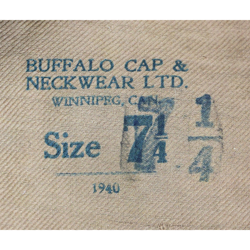Tam O'Shanter, BUFFALO CAP & NECKWEAR LTD. 1940, taille 59, The Cameronians (Scottish Rifles)