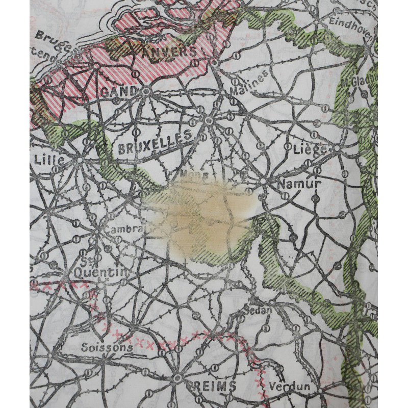 Carte d'évasion en soie, MI 9