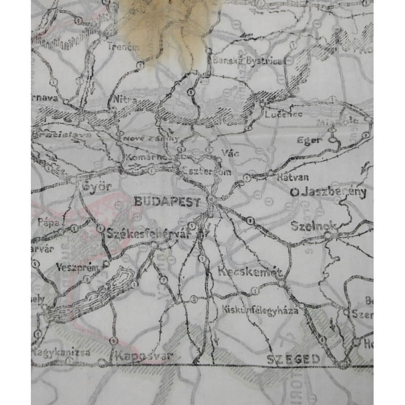 Carte d'évasion en soie, MI 9