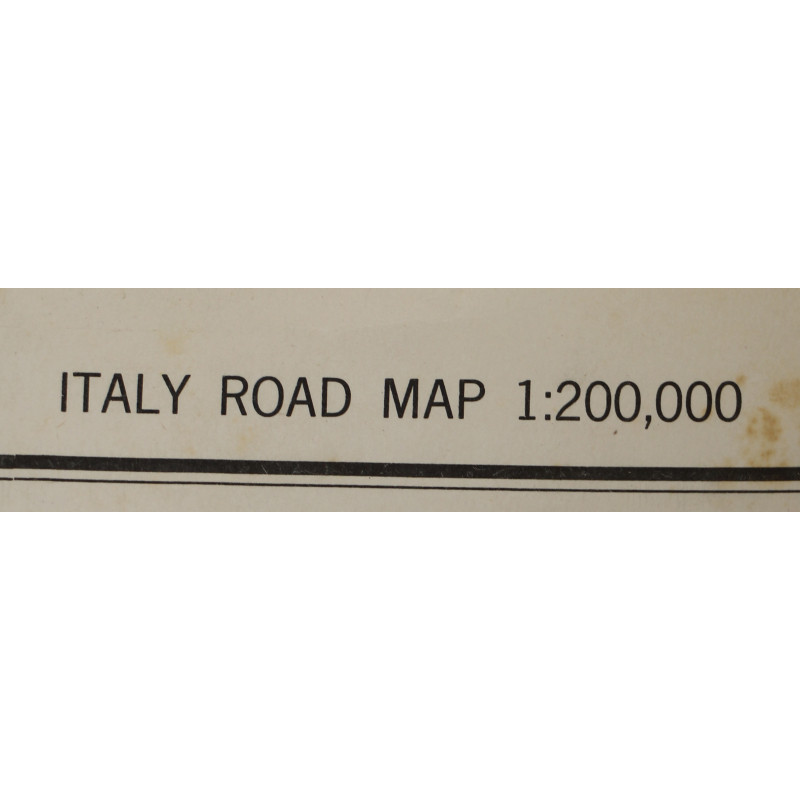 Carte Italie, Partie 2, 1943, Army / Navy