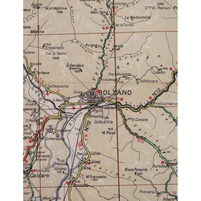 Carte Italie, Partie 2, 1943, Army / Navy