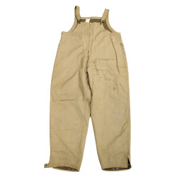 Trousers, Combat, Winter (Tanker Bib), US Army, 2nd Type, Size Large, 1942
