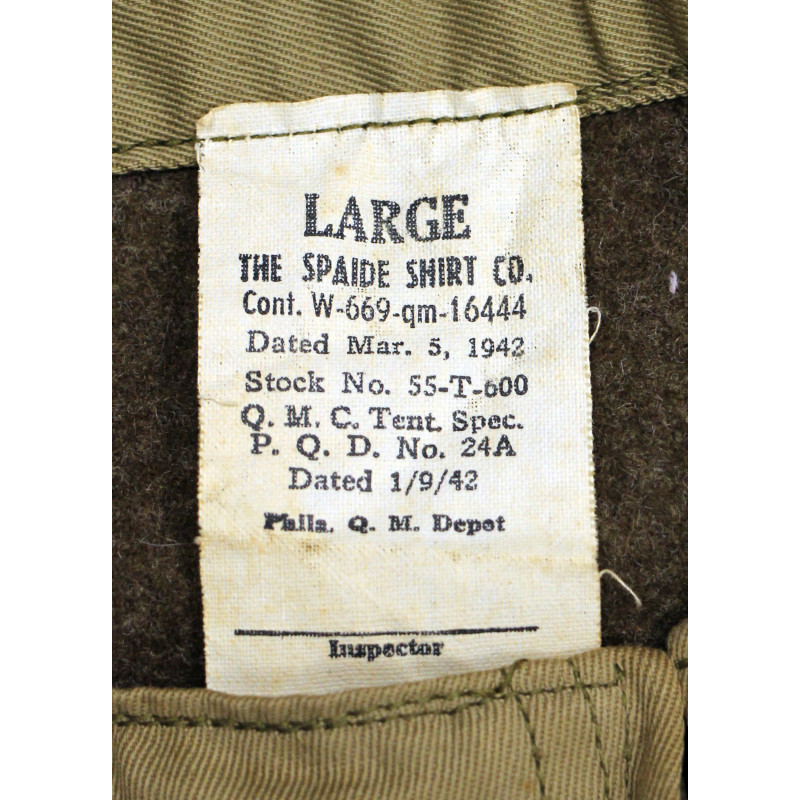 Salopette d'hiver (tankiste), US Army, 2nd type, Taille Large, 1942
