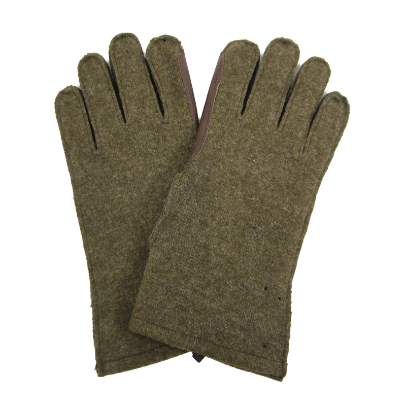 Gants en cuir et laine, US Army, SUTTON'S, taille 9