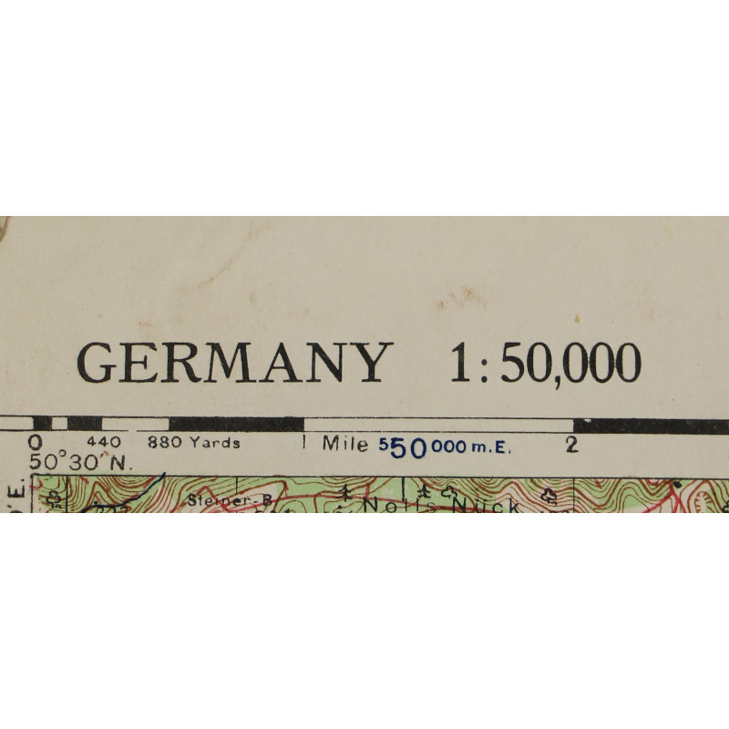 Map, Allied, MAYEN, Germany, 1945