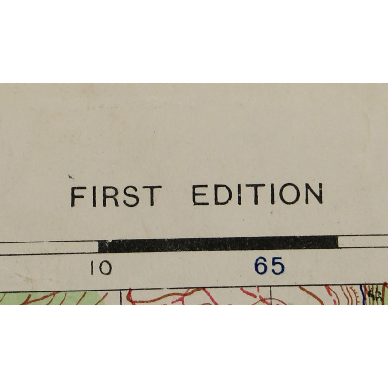 Carte alliée, MAYEN, Allemagne, 1945