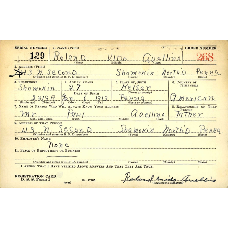 Grouping, Pfc. Roland Avellino, Co. G., 401st Glider Inf. Regt., 82nd Airborne Division, WIA, ETO