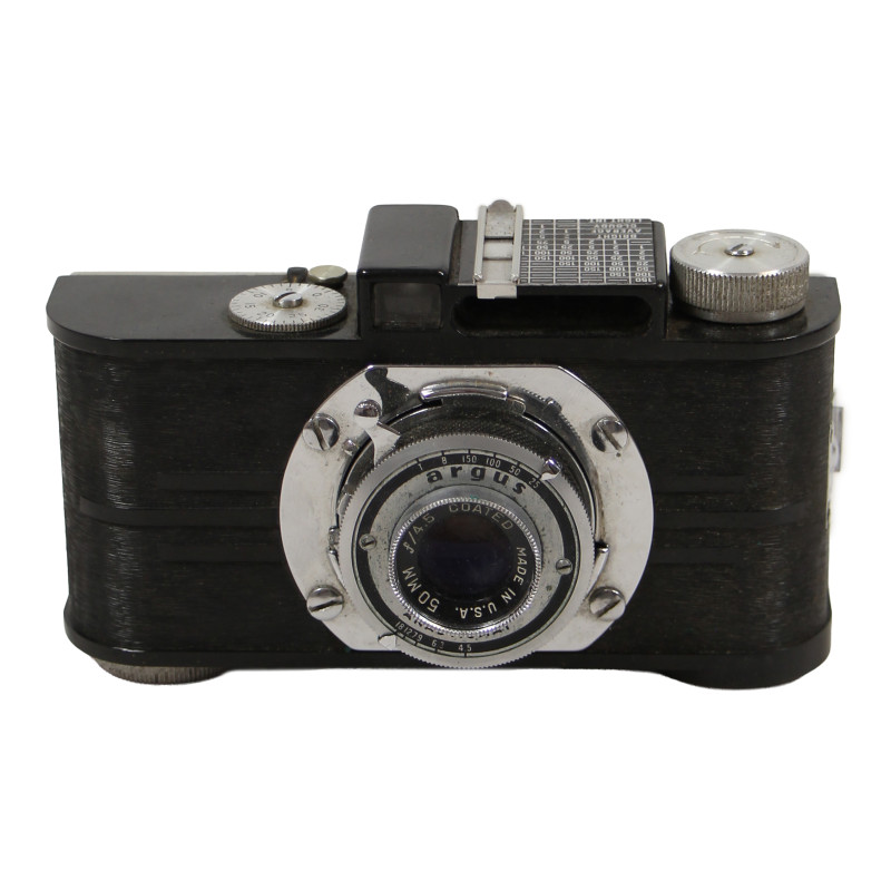 Appareil photo, Argus A2B, dans son étui