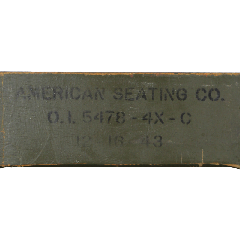 Packboard, 2nd Pattern, AMERICAN SEATING CO. 1943