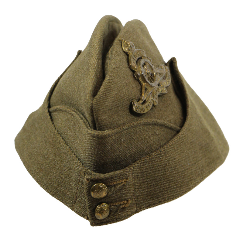 Field Service Cap, Canadian, Royal Canadian Artillery, Size 7, 1943
