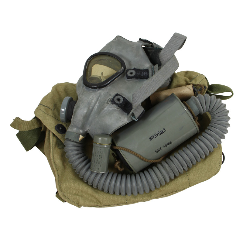 Masque à gaz, Lightweight, OD 3, 1942, dans son carton
