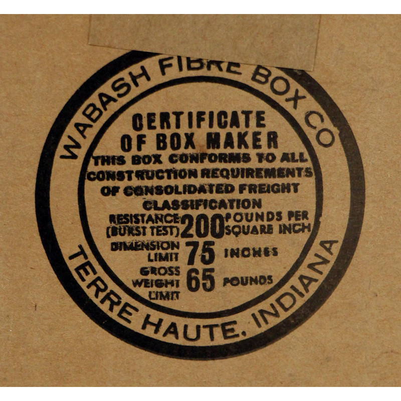 Masque à gaz, Lightweight, OD 3, 1942, dans son carton
