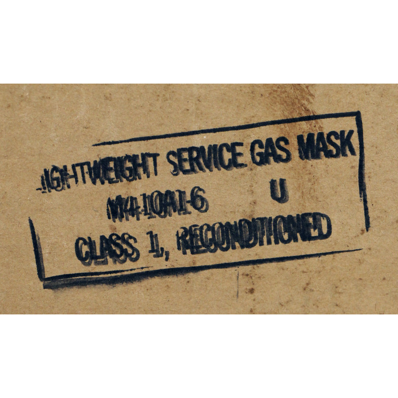 Mask, Gas, Lightweight, OD 3, 1942, in Carton