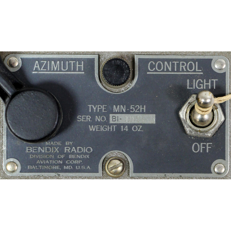 Boîtier de contrôle, MN-52H, BENDIX RADIO, USAAF, 1944