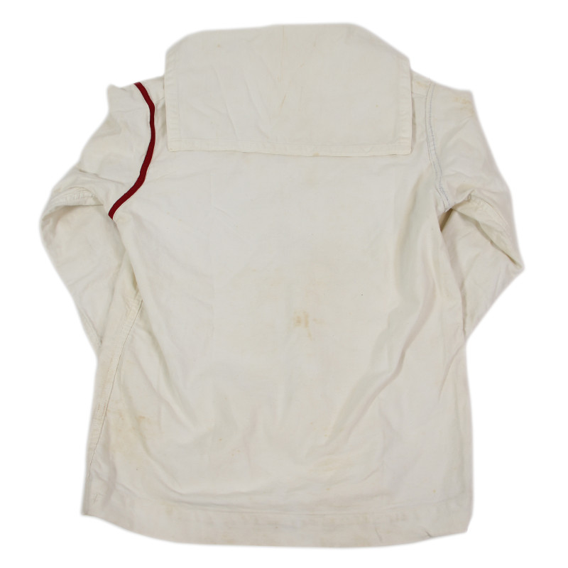 Undress White Service Uniform, US Navy, Fireman, Named