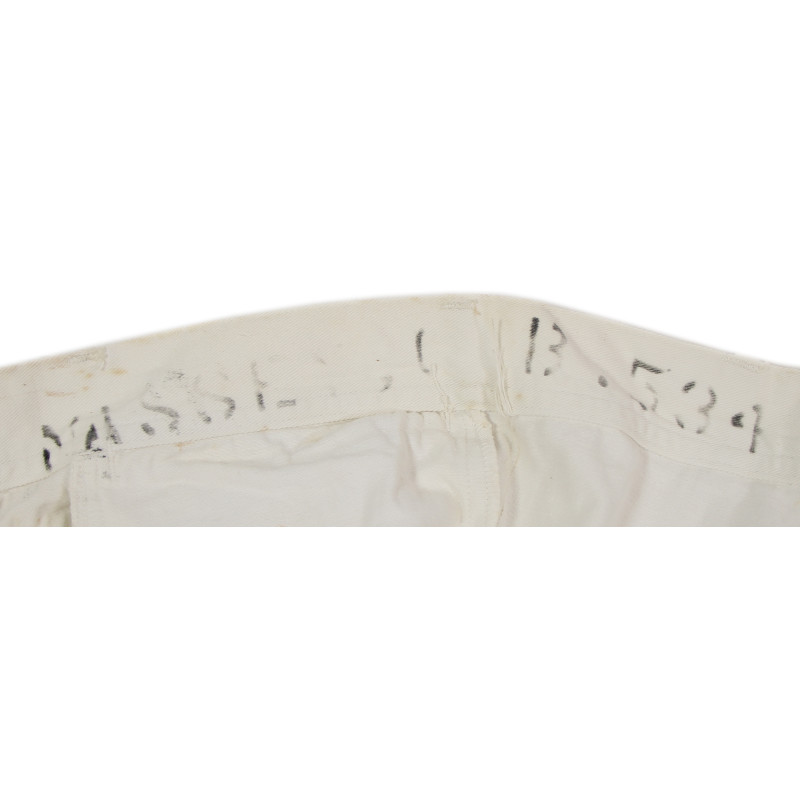 Tenue de matelot, Undress White Service Uniform, US Navy, Fireman, nominative