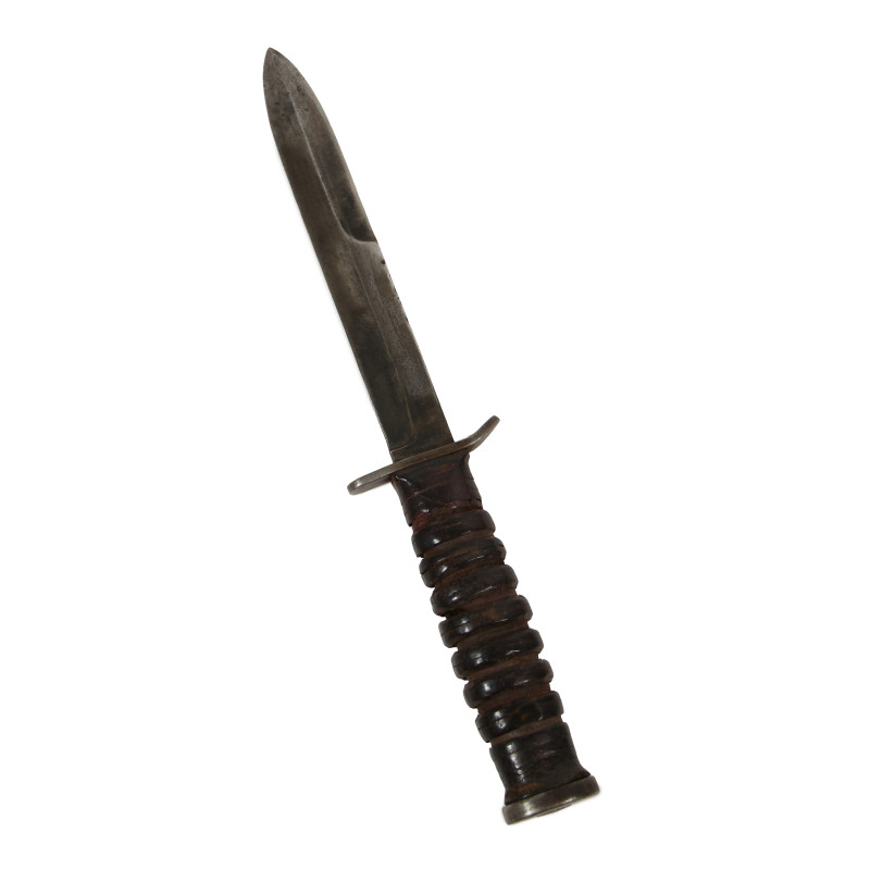Knife, Trench, USM3, H. BOKER & CO. on Blade, with Scabbard, USM6, L&C 1943 FJA