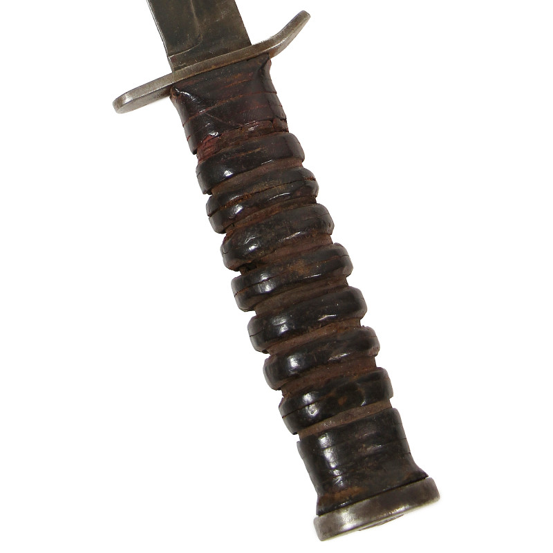 Couteau USM3 H. BOKER & CO. (lame) & fourreau USM6, L&C 1943 FJA