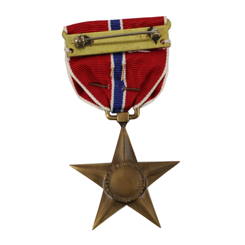 Coffret médaille, Bronze Star avec Oak Leaf Cluster et "V" Device