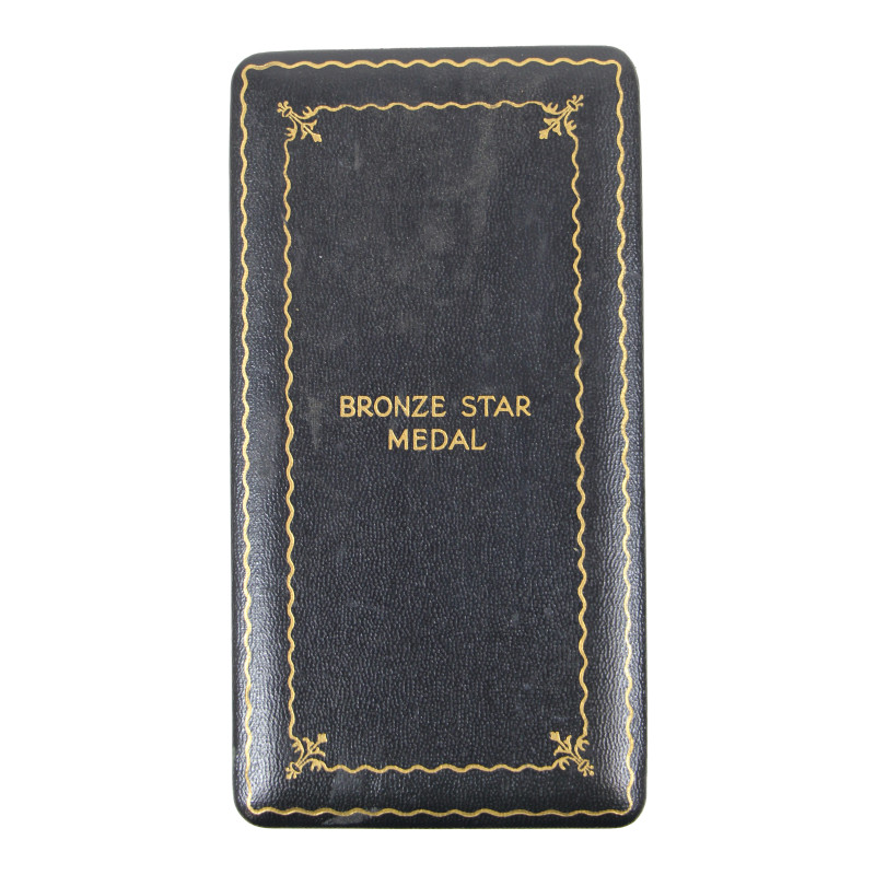 Coffret médaille, Bronze Star avec Oak Leaf Cluster et "V" Device