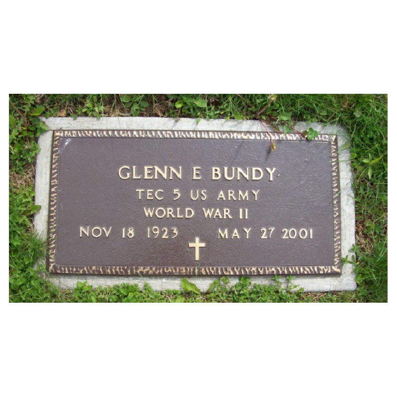 Grouping, T/5 Glenn Bundy, 51st Armored Medical Bn., 4th Armored Division, ETO