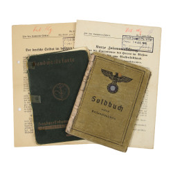 Soldbuch, Ob. Gefr. Hans Fuhrmann, Heer, 83. Infanterie-Division, Front de l'Est