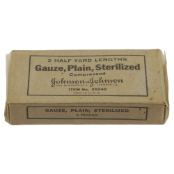 Bandes de gaze stérile, JOHNSON & JOHNSON, Item No. 20240