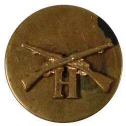 Disque de col, Infantry, Compagnie H, à vis