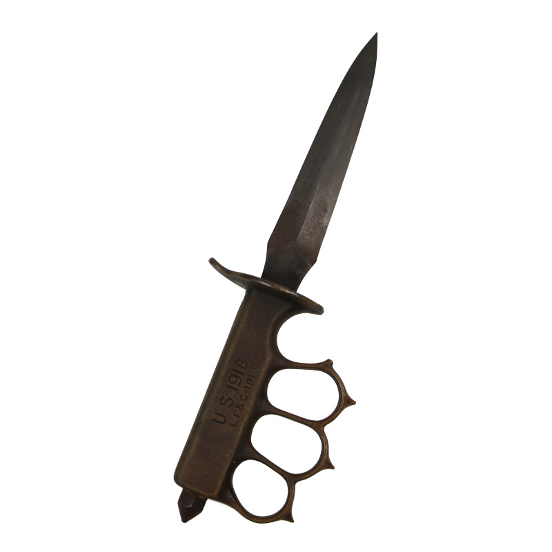 Couteau de tranchée, Knuckle Knife, M1918, L.F. & C., modifié