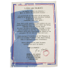 Torchon beige, Discours De Gaulle, 50 x 70 cm