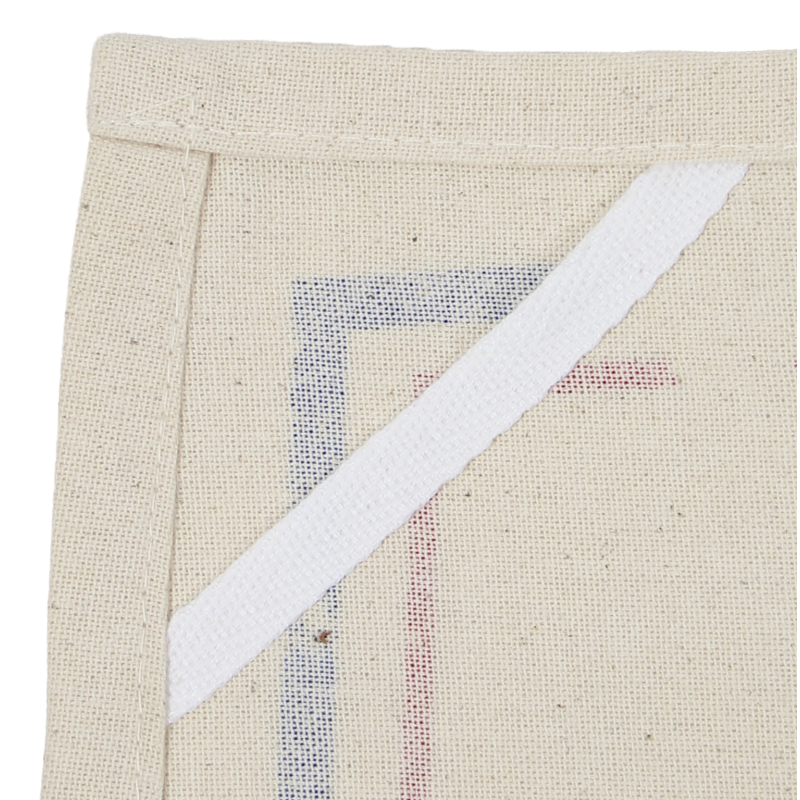 Torchon beige, Discours Einsenhower, 50 x 70 cm