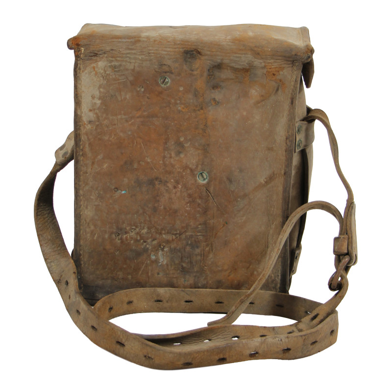Téléphone de campagne EE-8-A, Signal Corps, avec sacoche en cuir