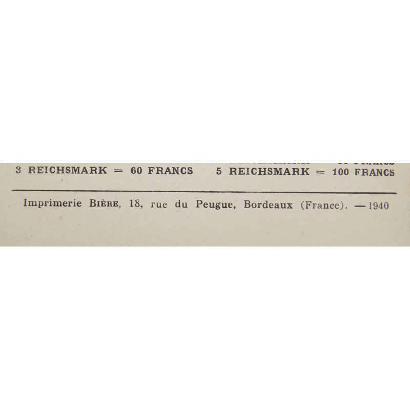 Manuel de conversation français-allemand, 1940