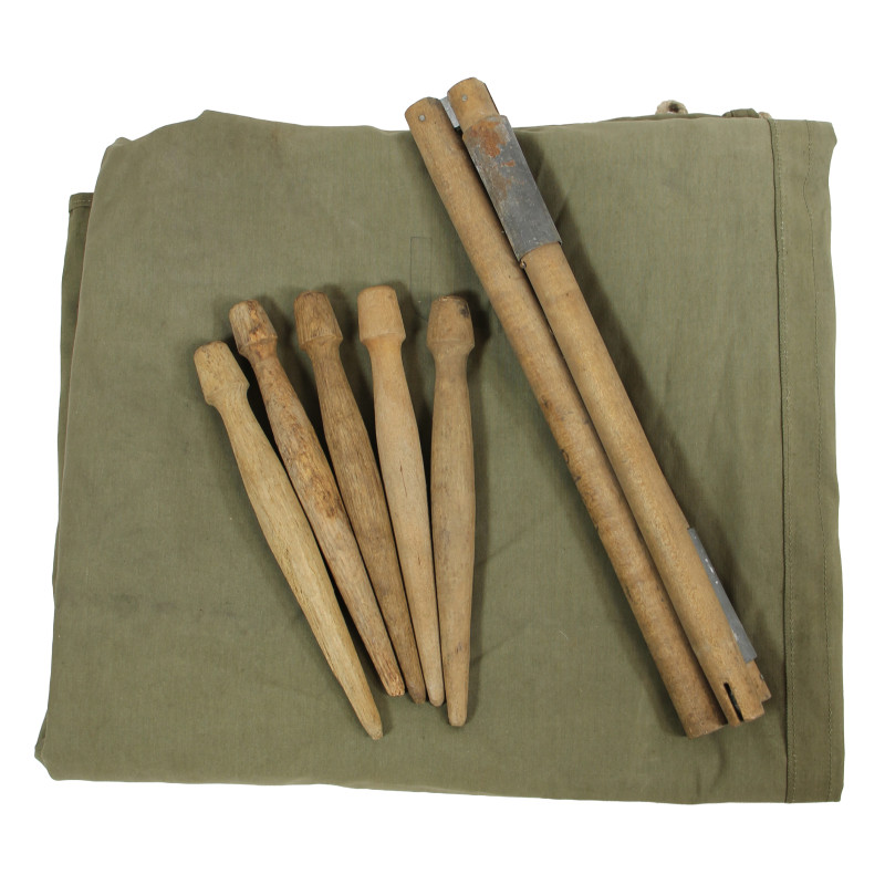 Demi-toile de tente, 2e type, US Army, FRASER PRODUCTS COMPANY 1944