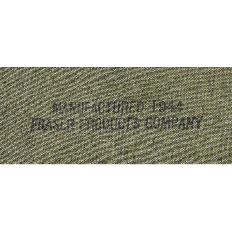 Demi-toile de tente, 2e type, US Army, FRASER PRODUCTS COMPANY 1944