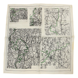 Map, Escape, Silk, MI 9, Germany, 1940