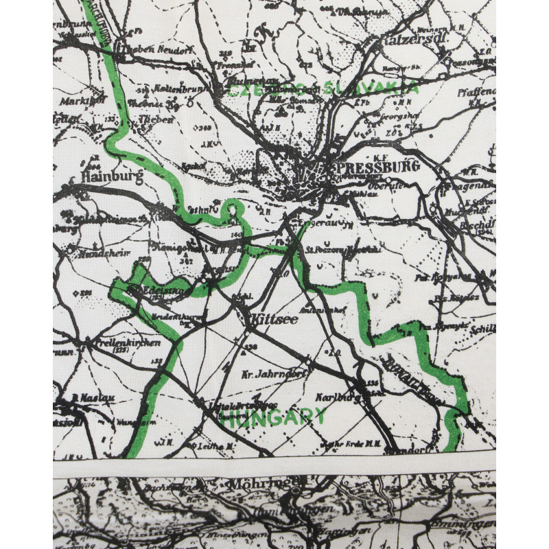 Carte d'évasion en soie, MI 9, Allemagne, 1940