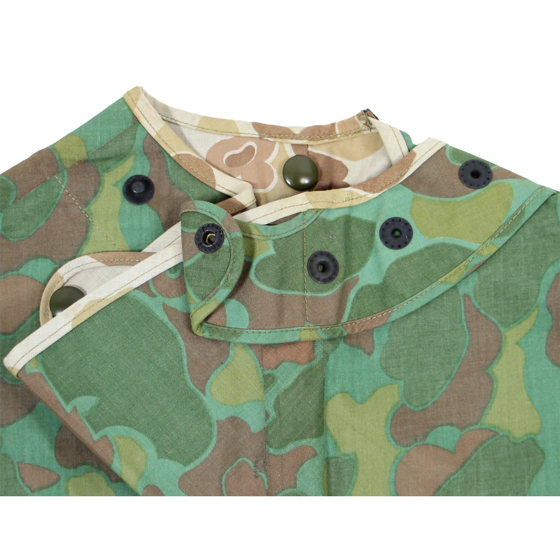 Poncho camouflé réversible, US Navy, The Sunlite Mfg. Company, 1945, NOS