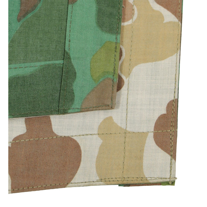 Poncho camouflé réversible, US Navy, The Sunlite Mfg. Company, 1945, NOS