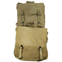 Haversack Boyt 1942 & Knapsack Depot 1er type (riveté), USMC, 1942-1943