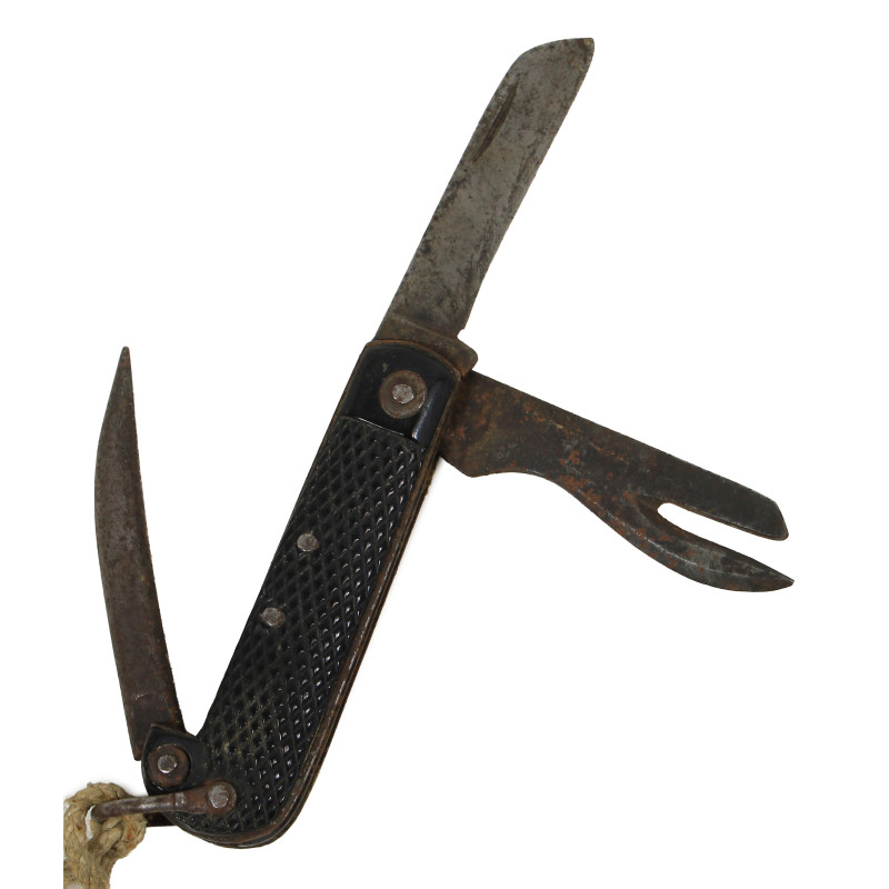 Couteau de poche multifonction, britannique, /I\ 1944 G. IBBERSON & Co.