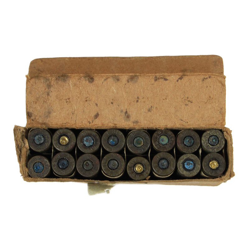 Boîte de cartouches allemandes, 9 mm, Normandie, 1942