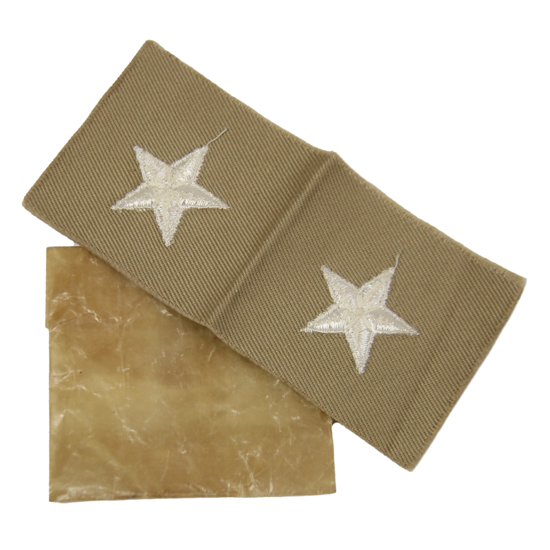 Paire de grades de Brigadier General, en tissu