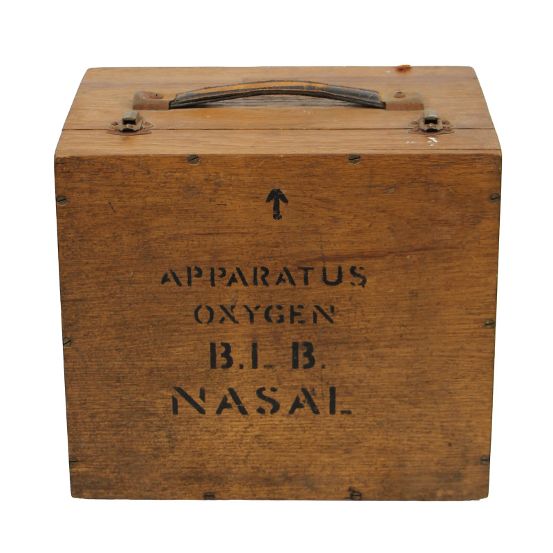 Inhalateur medical d'oxygène, Apparatus Oxygen BLB Nasal, dans sa caisse