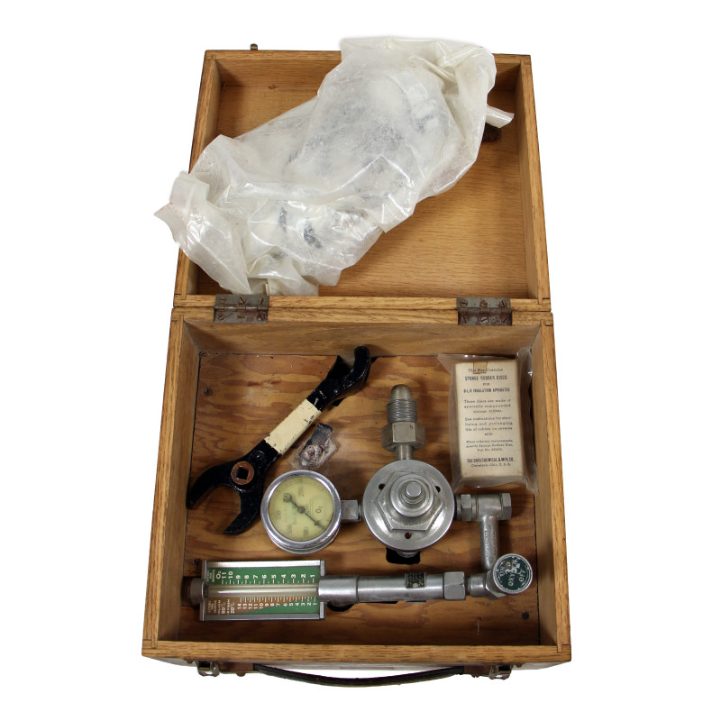 Inhalateur medical d'oxygène, Apparatus Oxygen BLB Nasal, dans sa caisse