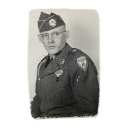 Photographie, portrait, parachutiste, 11th Airborne Division