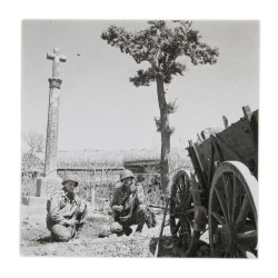 Photo, Azeville, 4th Infantry Division, Juin 1944